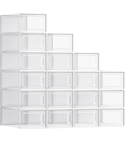 Ikea SKUBB Schuhbox, weiß, 4-teilig, 22 x 34 x 16 cm Küche, Haushalt & Wohnen