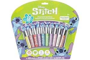 Stitch set lucidalabbra da 10 pezzi a base vegetale, primo trucco per bambine, per feste, pigiama party e regali per compleanno, a partire dai 3 anni di età, prodotto da Townley Girl