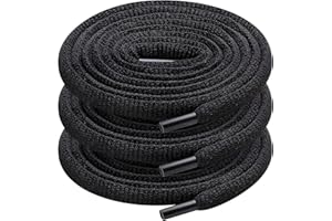 UpUGo 3 Paires de Lacets Ovales, Demi-cercle Lacets Pour Sport Chaussures de Course Chaussures Bottes Cordes