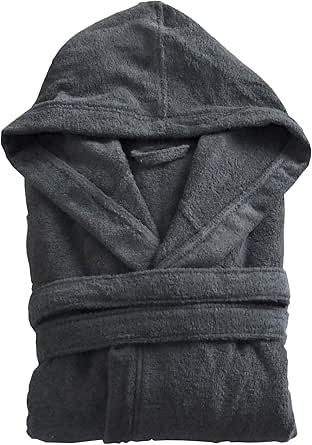 Accappatoio Uomo In Puro Cotone Turco Turquaz - Modello Kimono Con Tasche E Cintura - Taglie S/M, L, XXL