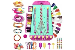 Yebebao Friendship Bracelet Making kit, Gifts for 5 6 7 8 9 10 11 12 Year Old Girls, Arts and Crafts for Kids Ages 6-12, DIY Toys for Birthday Party Travel Christmas Advent Calendar Children's Day