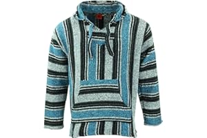 LOUDelephant Recycled Mexican Baja Jerga Hoody True Sizing M-4XL