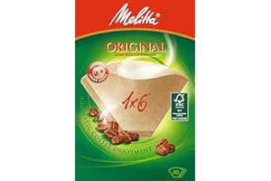 MELITTA Filtre cornet 1x6 en papier x40 - brun