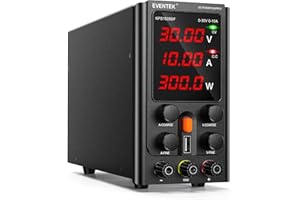 Alimentation de Laboratoire Eventek 30V 10A，Alimentatore DC variabile, Eventek KPS305D regolabile commutazione regolata alimentazione digitale