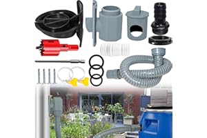 YIWUHUICHANG Regenwassersammler für Fallrohre 80-110mm, Fallrohr Regensammler mit Montagezubehör, Regentonnen Anschluss Fallrohr, Regenwassersammler Fallrohr für Dächer bis 80 m²