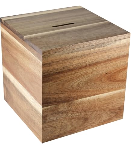 TIRELIRE,Love--Tirelire en bois avec 26 lettres, boîte'économie'argent