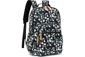 Leaper Water-Resistant Floral School Backpack Travel Bag Bookbags Women Satchel
