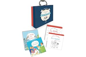 Ma petite valise pour aller à la messe NE: 4 volumes : Mon petit missel ; La Bible pour les petits ; Mes coloriages la Bible ; Mes coloriages la messe