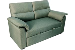 Astan Hogar Sofá Cama 2 Plazas, Tapizado Tela, Modelo Duna AH-AR40800VD