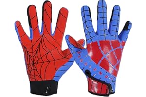 HLDD HANDLANDY Football Gloves Youth - High Grip Football Gloves Stretch Fit for Enhanced Performance for Boys Girls
