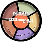 INSIGHT Pro Concealer Palette - Shade Corrector | Makeup Wheel for Face | Satin–Matte Finish | 3-in-1 Conceal, Contour & Corr