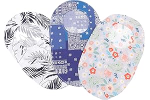 MAGICLULU 3pcs Ostomy Bag Covers Stretchy Lightweight Colostomy Bags Covers with Opening Cotton Breathable and Skin Friendly