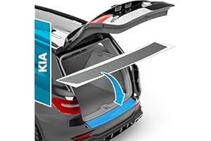 uProtect Car Bumper Protector Full Set for Kia Niro 2 (II) SG2 I 2022-2025 - Rear Bumper guards for cars, anti scratch, Paint Protector For Sill Lip - Carbon Black