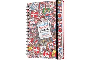 Grupo Erik Where's Wally? Diary 2024-2025 | Back To School 12 Months A5 Academic Diary 2024-2025 Week To View | August 2024 - July 2025 | Mid Year Diary 2024-2025 With Stickers | Where's Wally Book
