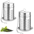 Infuseur à Thé Boule Avec Chaîne – Cœur En Porcelaine Blanche Élégant Par Räder, Acier Inoxydable