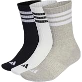 adidas 3-Stripes Cushioned Crew Socks 3 Pair Pack