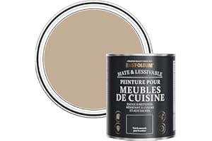 Rust-Oleum Peinture Brune pour Meubles de Cuisine, Finition Mate - Caramel Salé 750ml