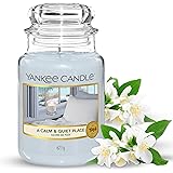 Yankee Candle świeca zapachowa w słoiku (duża), A Calm & Quiet Place, czas palenia do 150 godzin