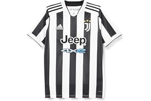 adidas Juve H JSY Y T-Shirt Unisex - Bambini e Ragazzi (Pacco da 1)
