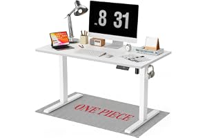 WALKINGDESK Höjdjusterbart Skrivbord Bordsskiva i ett stycke, 100 x 60 cm Elektriskt Datorskrivbord, Höj- Och Sänkbart Ståbor