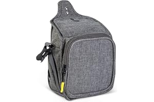 ALLSOPETS Bolsa Premios para Perros, Bolsa Entrenamiento para Perro, Bolsa de Golosinas para Perro con Múltiples Bolsillos y Dispensador Bolsas Basura Integrado, 3 Opciones Transporte Gris