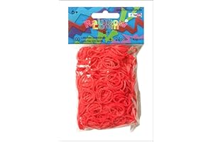 Elastische Rainbow Loom Rot