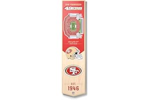 YouTheFan NFL 3D Stadion Banner, 8 x 32 Zoll