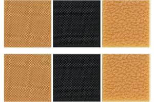 Gosknor 3 Pares Reparación de Tacones, Antideslizantes Reductores Ruido Cuadrados Protector Suela Zapatos de Goma para Mujeres Hombres Tacones Altos Botas Sandalias