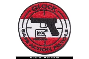 RG20 Glock Patches Aufnäher Bügelbild Waffen Pistolen Schützensport v3