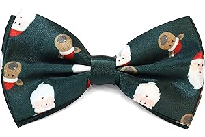 THE TIE COMPANY The Tie Co™ Pre-tied & Adjustable Satin Christmas Fun Novelty Gift Bow Ties