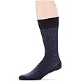 Perry Ellis Men's All Over Pin Dot Microfiber Luxury Dress Sock