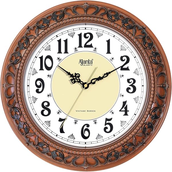 Buy Ajanta Wall Clock for Living Room - Silent Sweep Movement, 14