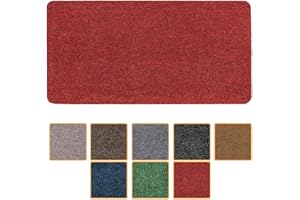 ANRO Wycieraczka zatrzymująca brud, antypoślizgowa, zmywalna, wytrzymała, do wejścia, drzwi wejściowych, korytarza, wewnątrz i na zewnątrz, Poet kuchnia, 80 x 40 cm (prostokątna)