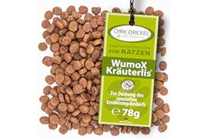 Dirk Drexel WumoX Herbal Lis for Cats, Treats with Herbal Extracts, Natural Nutrition to Strengthen the Gut Environment, with Real Wormwood, Natural Alternative 3 Month Treatment