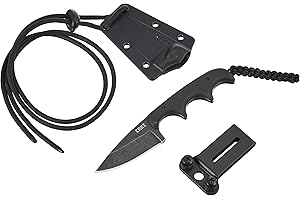 Columbia 2384K River Knife & Tool Fahrtenmesser CRKT Minimalist Drop Point, schwarz, One Size