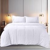Utopia Bedding Seersucker Duvet Cover for Bed 105 &ndash; Set of Microfibre Seersucker Duvet Cover 200 x 200 cm and 2 Pillowcases 5