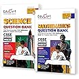 Educart CBSE Question Bank Class 10 Bundle - Science and Mathematics on New Syllabus 2025-26 (Introducing Unit Test Worksheets for 2026 Boards)