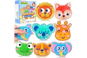 LESONG Water Beads Fidget Toy, 7 Pack Sensory Toys Set, Anxiety/Stress Relief Animal squishy for Kids and Adults with Special Needs, ADHD, and Autism, Squeeze Toy Gift for Children