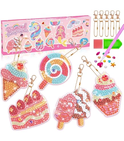 Kit Loisir Créatif : Boîte à Bijoux Diamond Painting Pour Fille 5-12 Ans - Cadeau Anniversaire