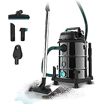 Cecotec Aspiratore per solidi e liquidi 30 L Conga Rockstar Wet & Dry Steel  Pro. 1600 W, 23 kPa, Sistema di drenaggio, Aspirapolvere e soffiante,  Struttura in metallo, Ruote, Raggio d'azione 5 m : Amazon.it: Fai da te