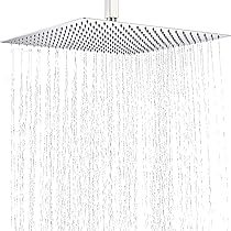 Drenky 40cm Regenduschkopf - 304 Edelstahl Mit Anti-Kalk-Düsen