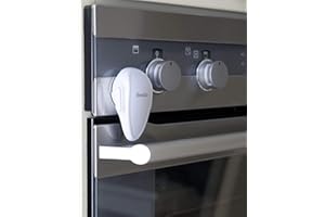BeeGo® Baby Proofing Oven Lock : 1pc White Child Oven Lock for Oven Doors - No Tools or Drills Needed. Ensure Kitchen Safety with The BeeGo Oven Lock, Featuring a Baby Oven Lock Guard for Oven Safety