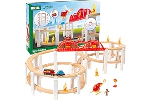 BRIO World 36114 Großes Spiralenset| Spielzeuglok-Set für Kinder ab 3 Jahren