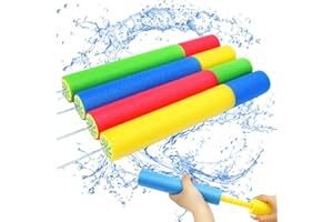 Disdarkday Schaumstoff Wasserspritzpistole, 33cm Wasserpistole Kinder Spritzpistolen Kinder Wassergewehr Wasserspritze Wasserspielzeug Strand Sommer Pool Spielzeug für Kinder Erwachsene