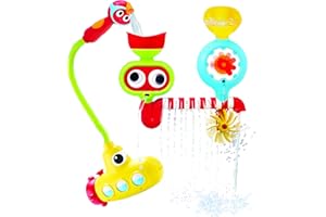 Yookidoo Station de pulvérisation pour bain sous-marin avec système de pompage d'eau (jouet de bain) 38,81 x 8,99 x 27,99 cm Multicolore