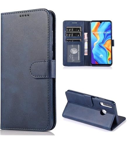 Étui Folio Portefeuille Pour Huawei P30 Lite - Noir - Neuf Sous Blister