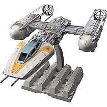 Revell (Bandai Original 01212 Star Wars TIE Interceptor 1/72 Kit Maquette Plastique Déconstruit/Précollé/ClipTogether Non Collé) avec Base de