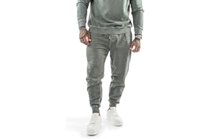 LAVENZO - Pantalon de survêtement pour homme 100% Coton, Tracksuit Pantalon élégant, Vêtements simples grande taille, Combinaisons de sport Vintage Garçon, Idée Cadeau Anniversaire