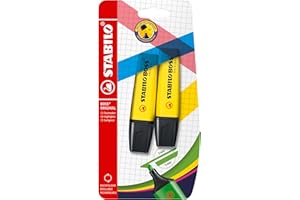 STABILO BOSS ORIGINAL - Evidenziatore - Pack da 2 - Giallo