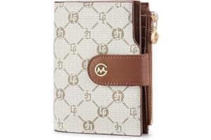 GOLF SUPAGS Geldbörsen für Damen, PVC-Leder, Kreditkartenetui, großes Fassungsvermögen, Multi-Karten-Organizer, kleine Geldbörse mit zweifacher Reißverschlusstasche